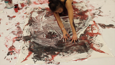 MY-VAN DAM | PAINTNG WITH MY BODY | VIDEO PERFORMANCE&nbsp;| 19:05 MINUTES&nbsp;| EDITION OF 5 | 2016