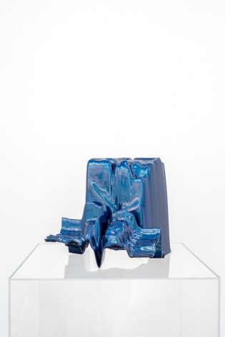 OLIVER PAUK | OBJECT #38&nbsp;| 3D PRINTED RESIN AND&nbsp;CAR PAINT | 13 X 12,5 X 12,5 INCHES |2016