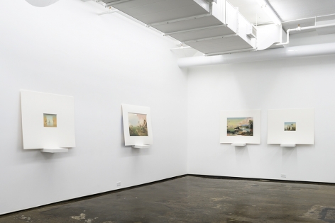 ANDREW MORROW | TEN PAINTINGS SMALL | INSTALLATION VIEW | PATRICK MIKHAIL | MONTR&Eacute;AL | 2017