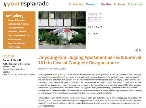 JINYOUNG KIM IN EXPOSURE PHOTOGRAPHY FESTIVAL